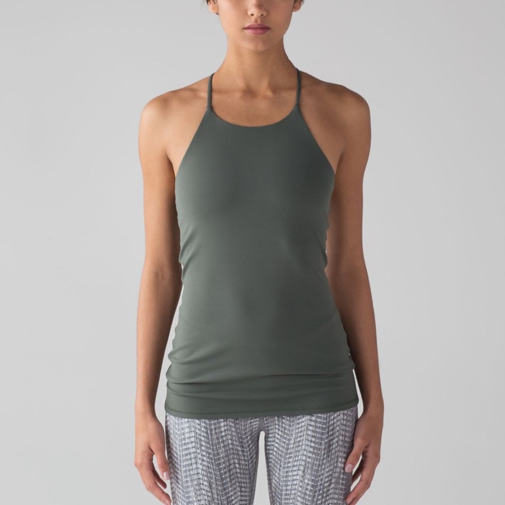 Lululemon Sun Setter Tank Dark Forest
